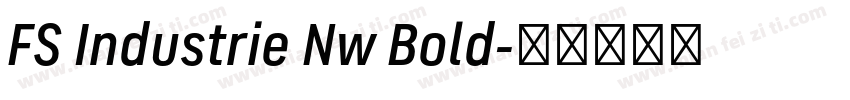 FS Industrie Nw Bold字体转换